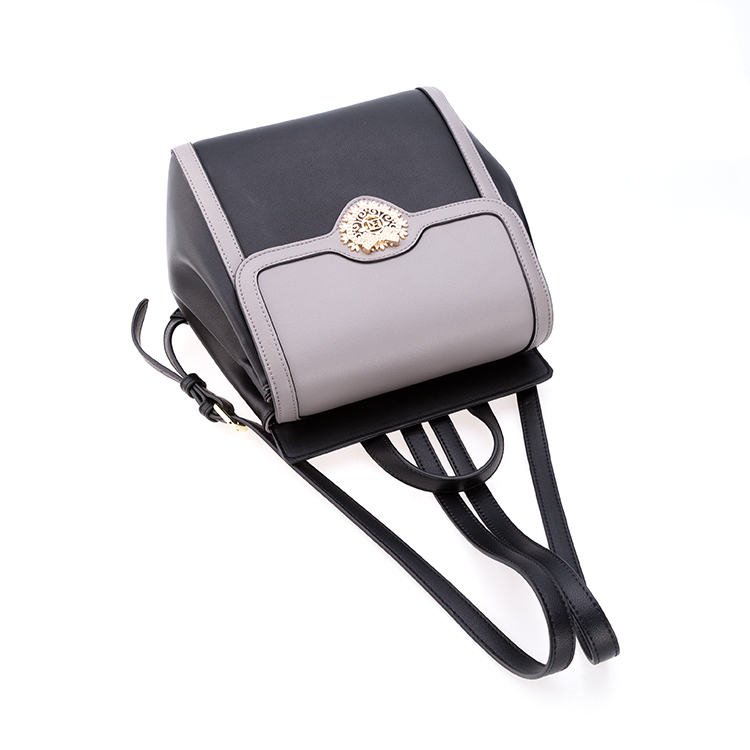 Luxury pu leather backpack handbag bag daily backpack for ladies