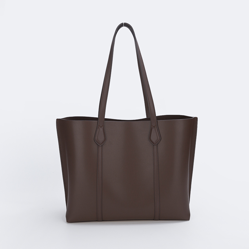 PU Leather Big Tote Women Hanbag with Small Purse 