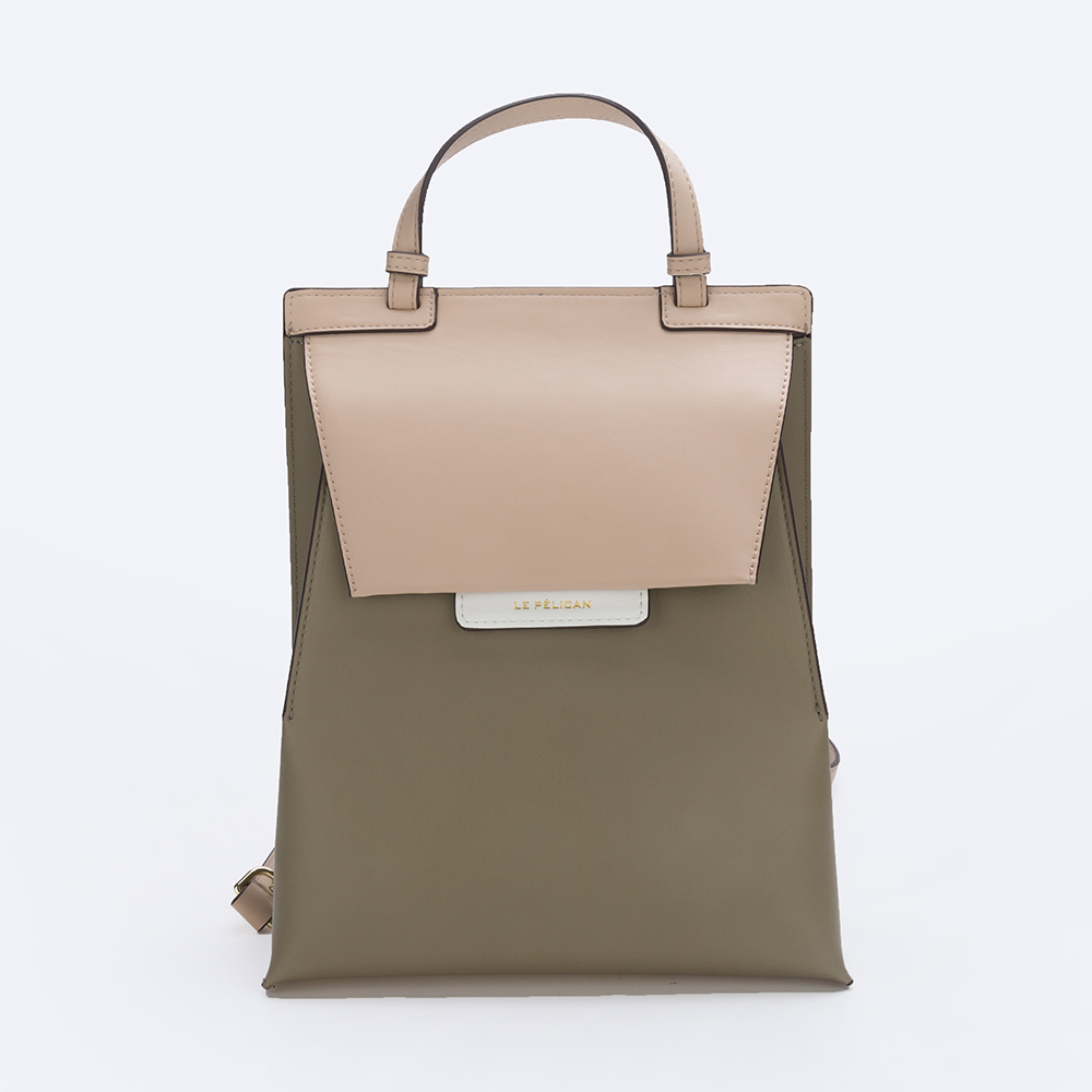 Classic Slim Ladies Fashion PU Backpack Handbag