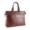 Factory Wholesale Mens PU Leather Crossbody Bag Briefcase 