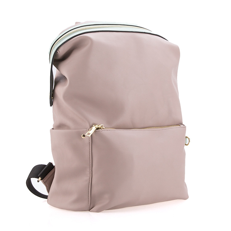 Lady Casual Style PU Leather Backpack 
