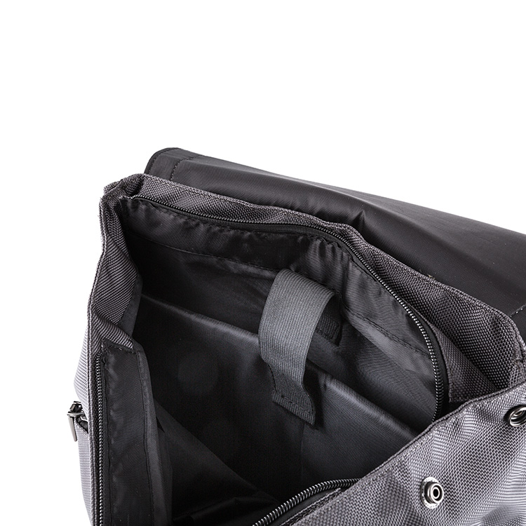 PU Flap Colleague Student School Book Laptop Backpack